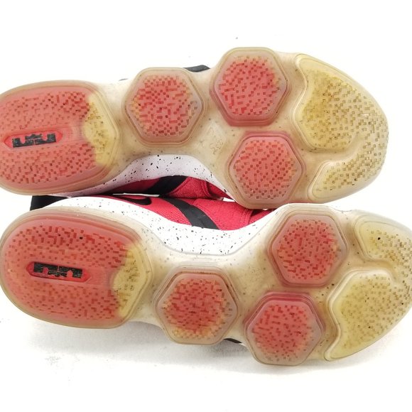 NIKE LEBRON XIV 14 MENS UNIVERSITY RED WHT 852405-600 Size 9 main image 9